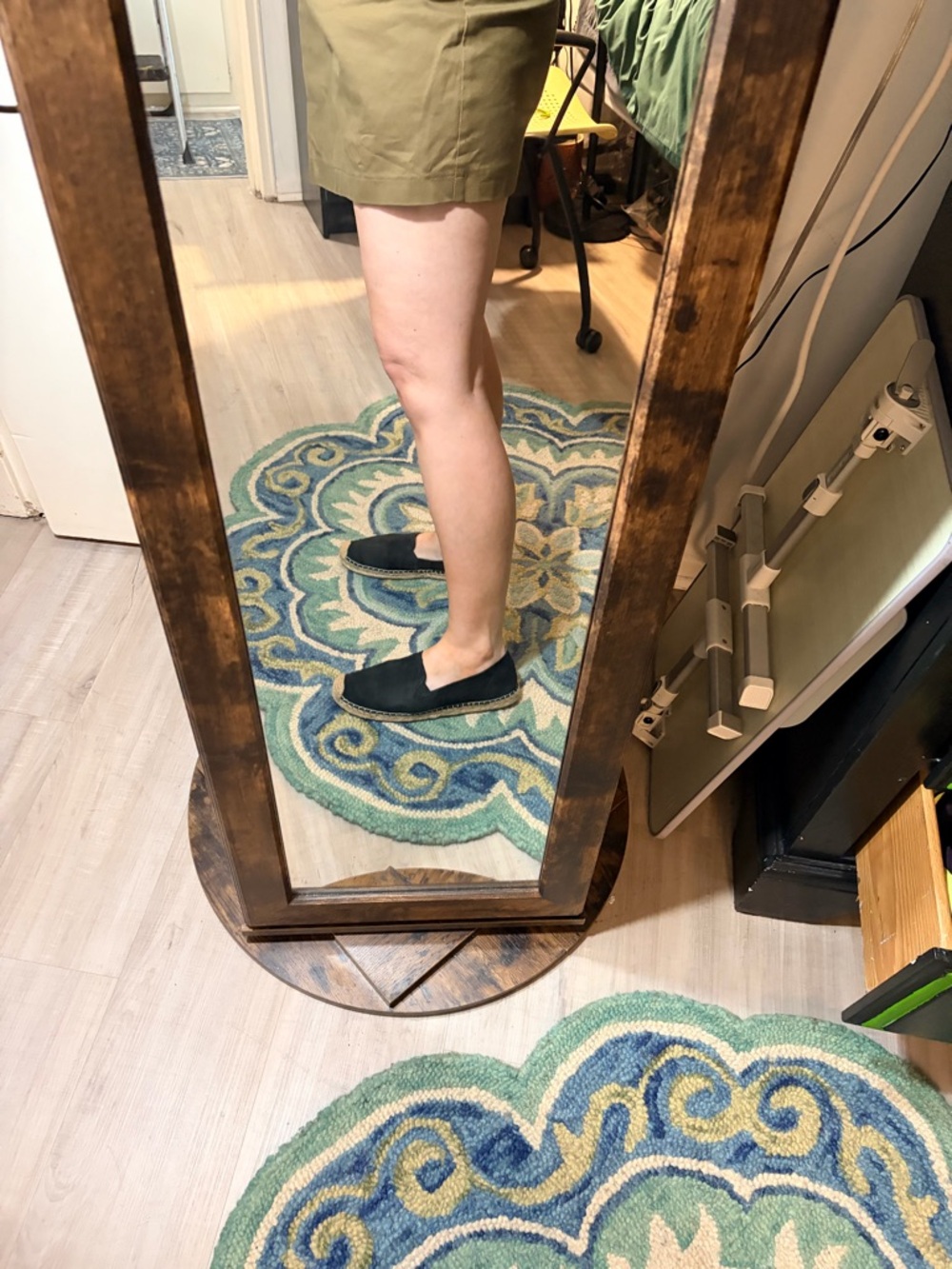Black Espadrille Flats